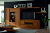 Mueble comedor rústico madera y chapa